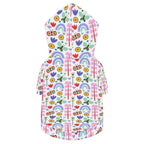 Rainbows And Butterflies Pet Hoodie (Small Size)