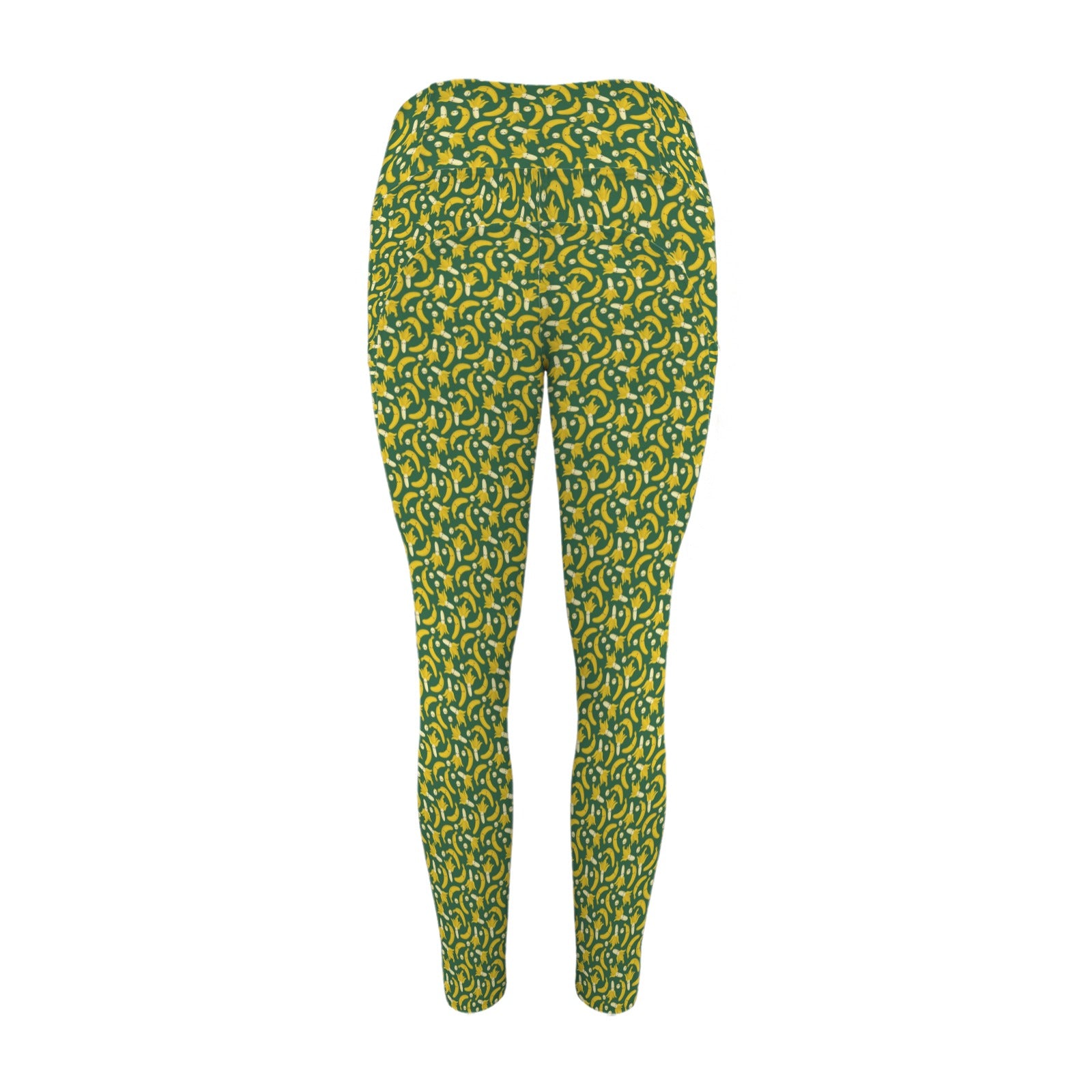 Happy Bananas - Women's High Waist Pockets Yoga Leggings