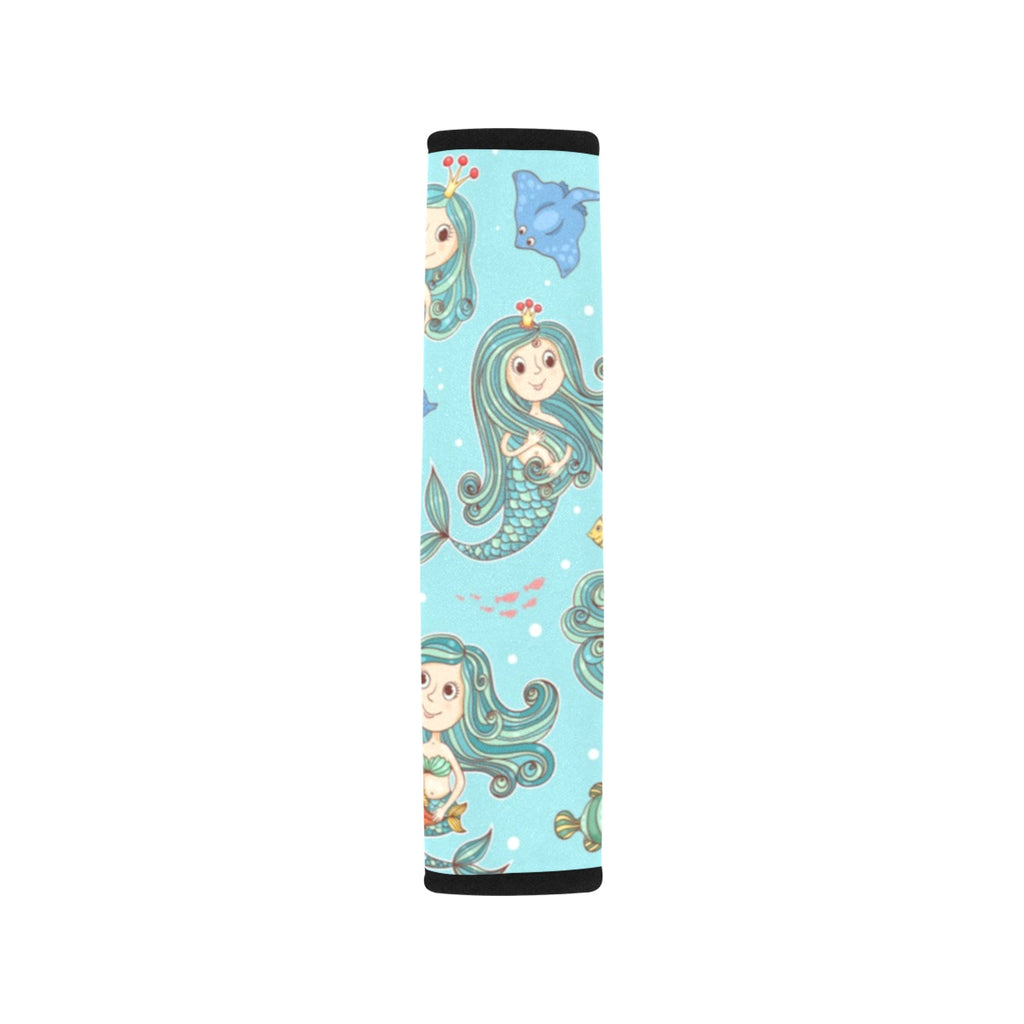 Mermaids Car Seat Belt Cover 7''x10'' (Pack of 2) Car Seat Belt Cover 7x10 (Pack of 2) Ocean Printed Offshore