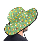 Busy Bees Wide Brim Bucket Hat Wide Brim Bucket Hat animal Printed Offshore