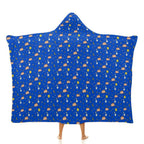 Cats In Space Kids Hooded Blanket 100cm x 130cm white 40"×50" Kids Hooded Blanket animal Printed Offshore Space
