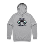 Bird Nerd - Mens Hoodie Grey Marle Mens Hoodie animal Printed In Australia