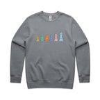 Chess - AS Colour Stencil Crew Sweatshirt Gravel Sweatshirt Chess Games Printed In Australia