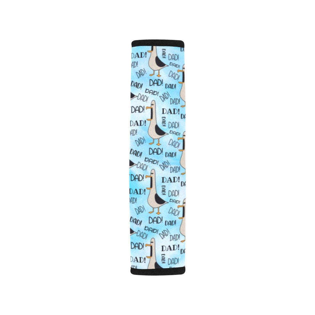 Dad Seagull Car Seat Belt Cover 7''x10'' (Pack of 2) Car Seat Belt Cover 7x10 (Pack of 2) animal Dad Printed Offshore