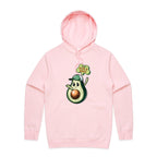 I Don't Give A Quac, Avocado - Mens Hoodie Pink Mens Hoodie Food Printed In Australia