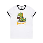 Tea-Rex - Women's Ringer Tee