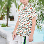 Pretty Moths And Butterflies Senior Kids Hawaiian Shirt