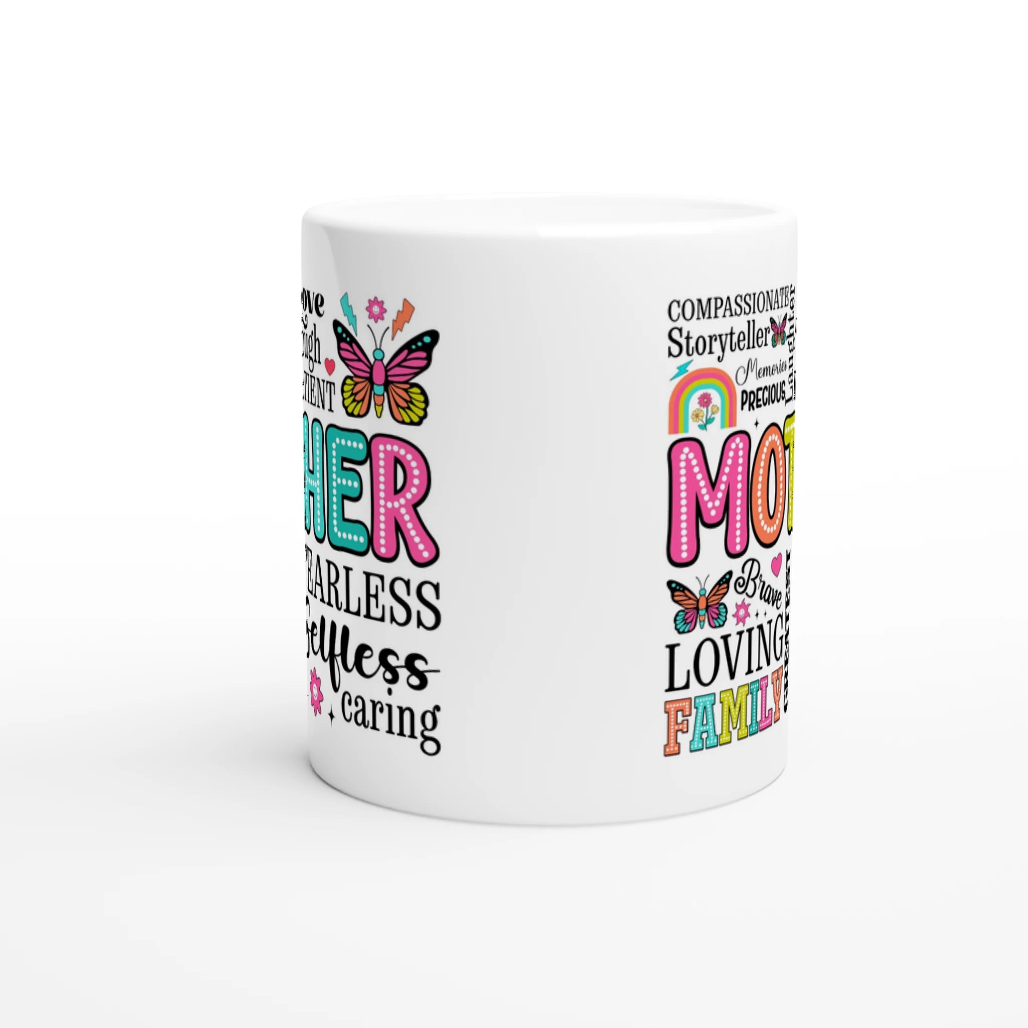 White 11oz Ceramic Mug White 11oz Mug Globally Fulfilled Mum