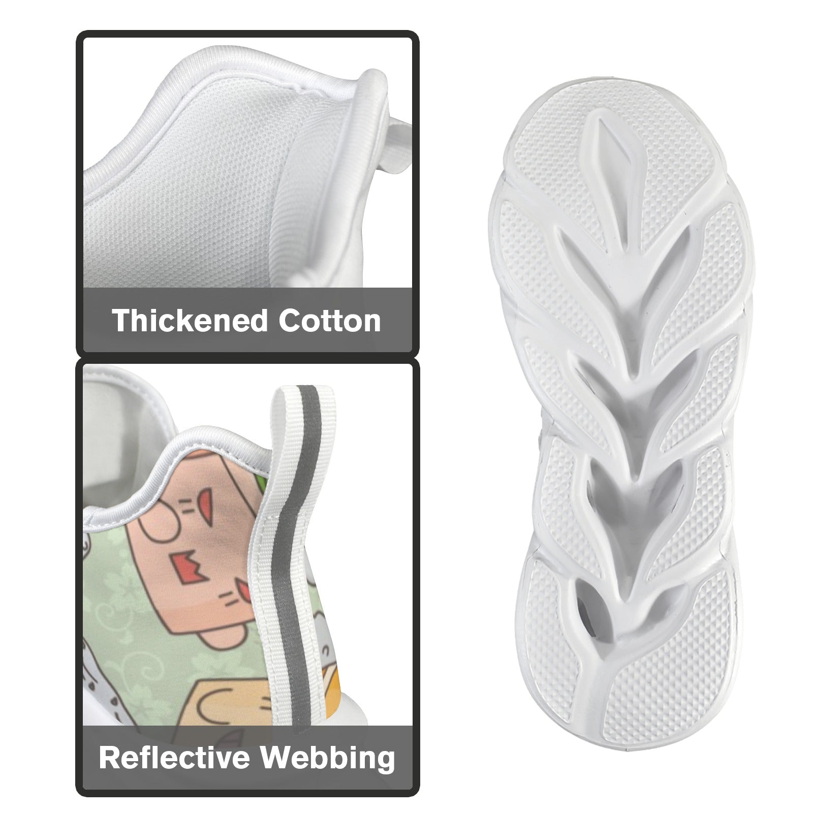 Sushi Characters Women's Twisted Sole Sneakers