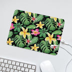 Frangipani Leather Mouse Pad Leather Mouse Pad Plants Printed Offshore