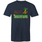 Slow Down And Enjoy Life - Mens T-Shirt Navy Mens T-shirt Printed In Australia Summer