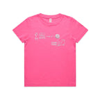 Cat String Theory Physics Kids AS Colour T-shirt Charity pink Kids Youth T-shirt animal Printed In Australia Science