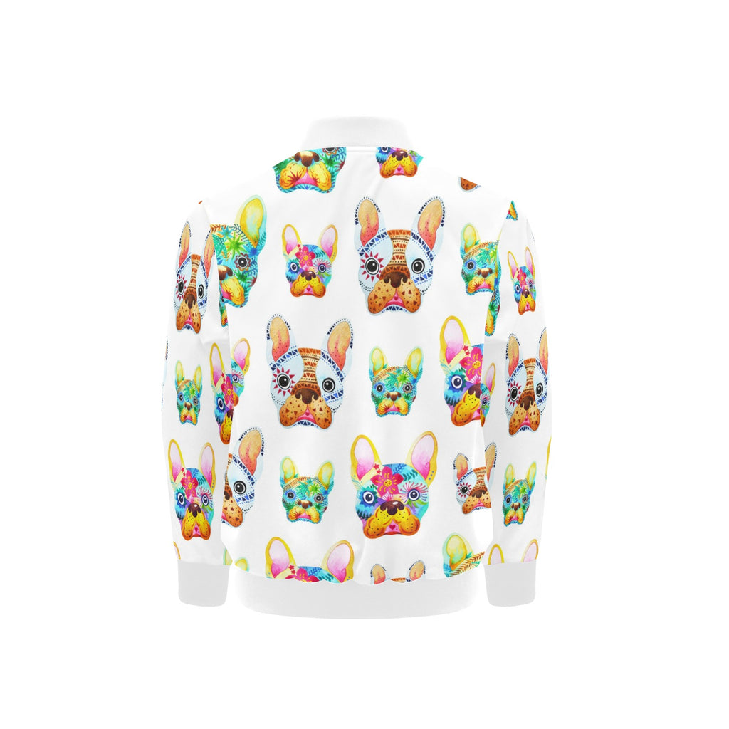 French Bulldog Kids Bomber Jacket Kids Bomber Jacket animal Printed Offshore