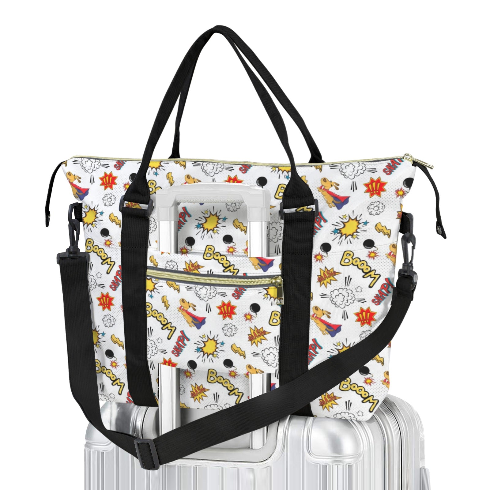 Super Dog Duffle Bag-Simple (Model 1715) One Size Duffle Bag-Simple (1715)