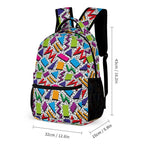 Graphic 80's Backpack, Lunch Bag & Pencil Case Set