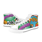 Comic Book 2 - Men's High Top Canvas Shoes