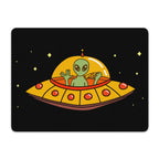 Alien Pizza Leather Mouse Pad Leather Mouse Pad Food Printed Offshore Sci Fi