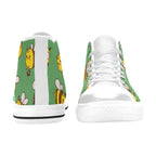 Busy Bees Kids High Top Canvas Shoes Kids High Top Canvas Shoes animal Printed Offshore