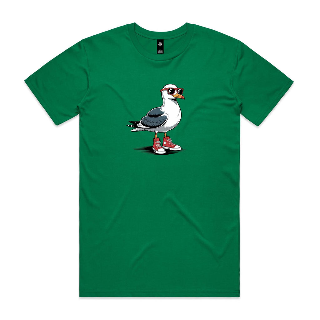 Seagull With Sunglasses And High Tops Men's AS Colour T-shirt
