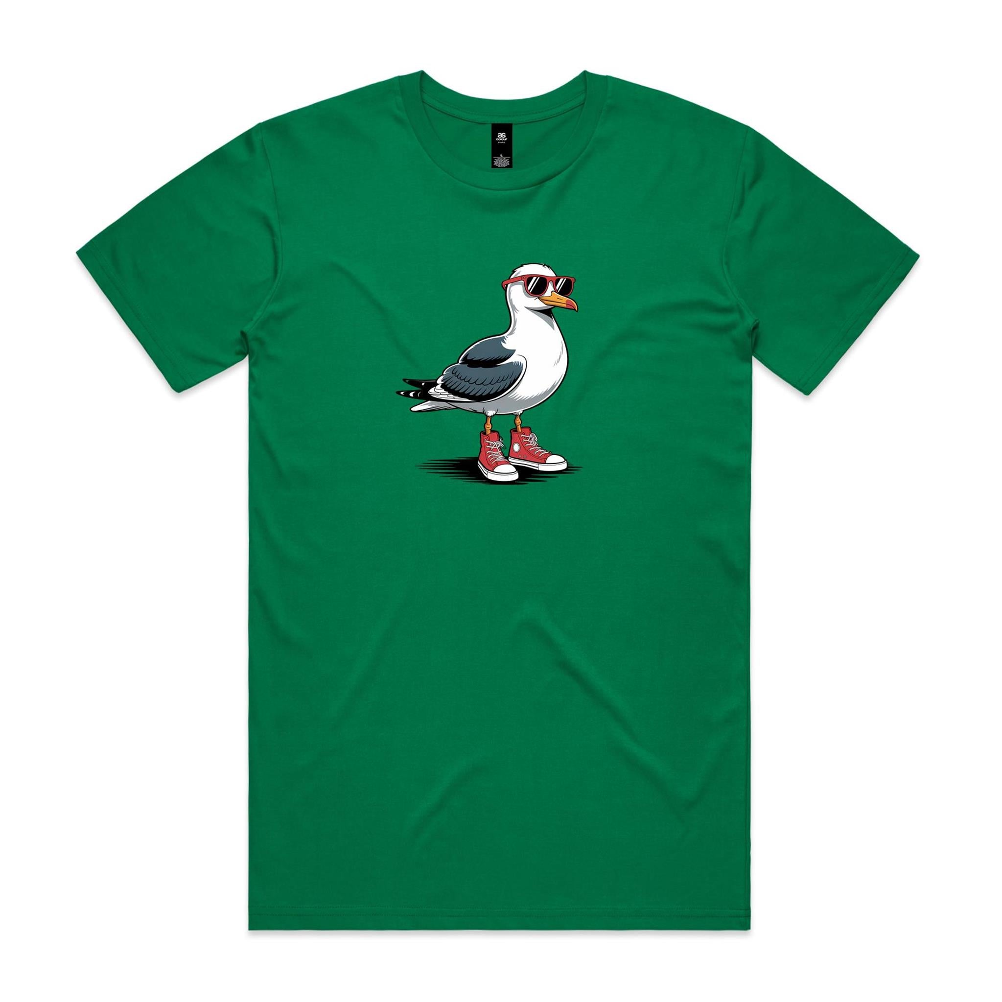 Seagull With Sunglasses And High Tops Men's AS Colour T-shirt