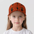 Halloween Black Cats Kids Baseball Cap