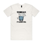 Glass Half Full Men's AS Colour T-shirt