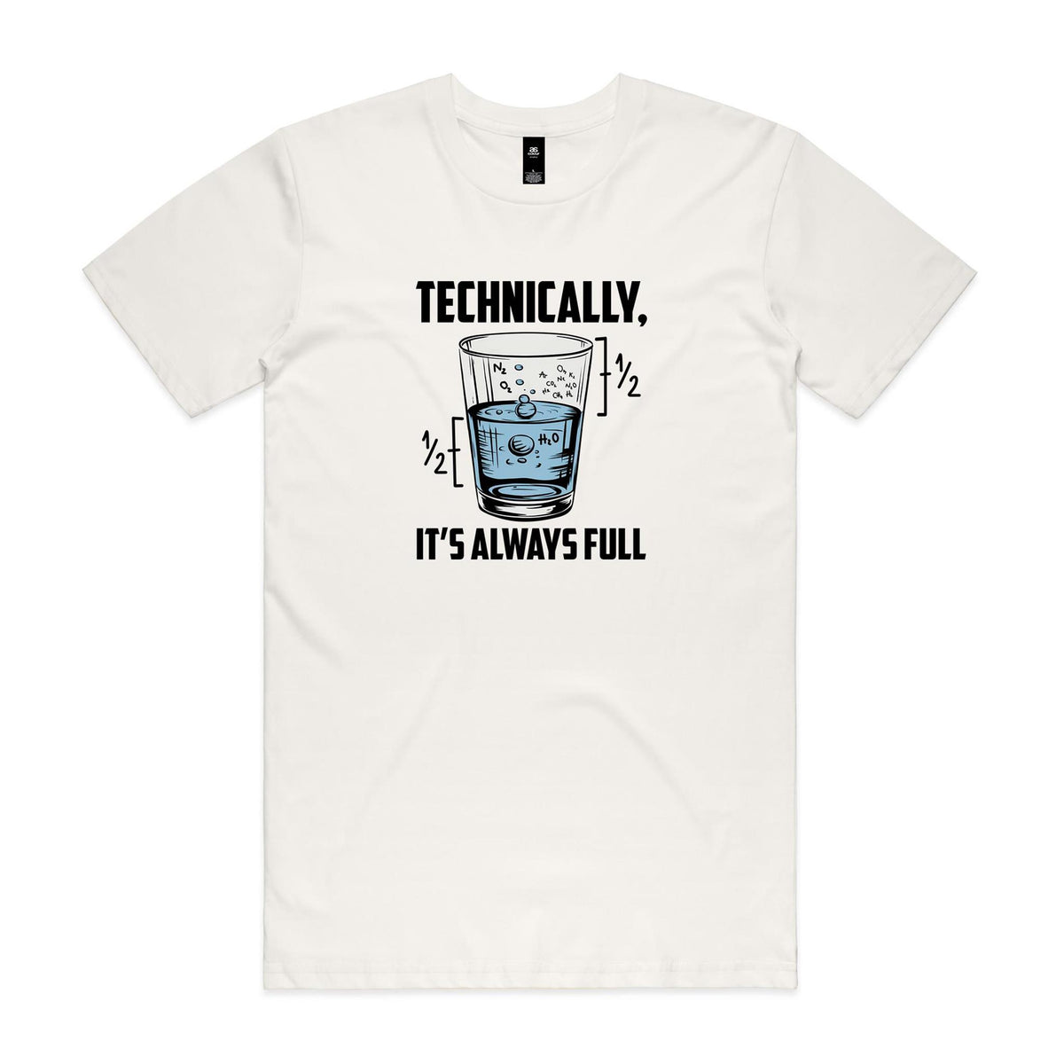 Glass Half Full Men's AS Colour T-shirt