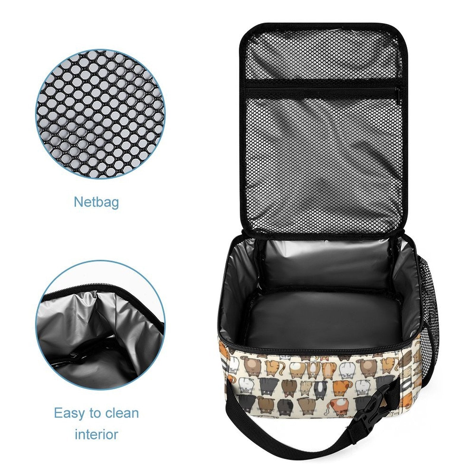 Lots Of Cats Backpack, Lunch Bag & Pencil Case Set