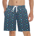 UFO's And Aliens Men's Mid-Length Beach Shorts 5XL Men's Mid-Length Beach Shorts Printed Offshore Sci Fi