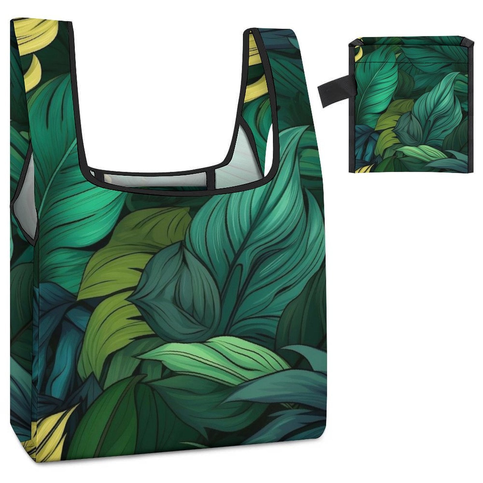 Jungle Leaves - Collapsible Shopping Bag