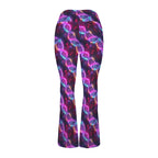 DNA Glow High Waist Crossover Tummy Control Flare Leggings High Waist Flare Leggings Printed Offshore Science