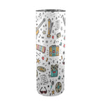 Musical Celebration 20oz Tall Skinny Tumbler with Lid and Straw