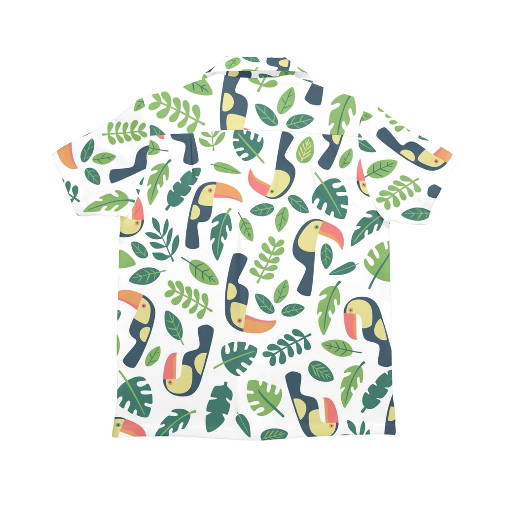 Toucans Senior Kids Hawaiian Shirt Senior Kids Hawaiian Shirt 8-15 animal Printed Offshore