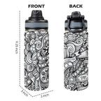 Entertainment - Insulated Water Bottle with Dual-Use Lid (18oz) Insulated Water Bottle with Dual-Use Lid (18oz) Printed Offshore