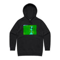 Alien Backing Into Hedge Meme - Womens Hoodie Black Womens Hoodie Printed In Australia Sci Fi