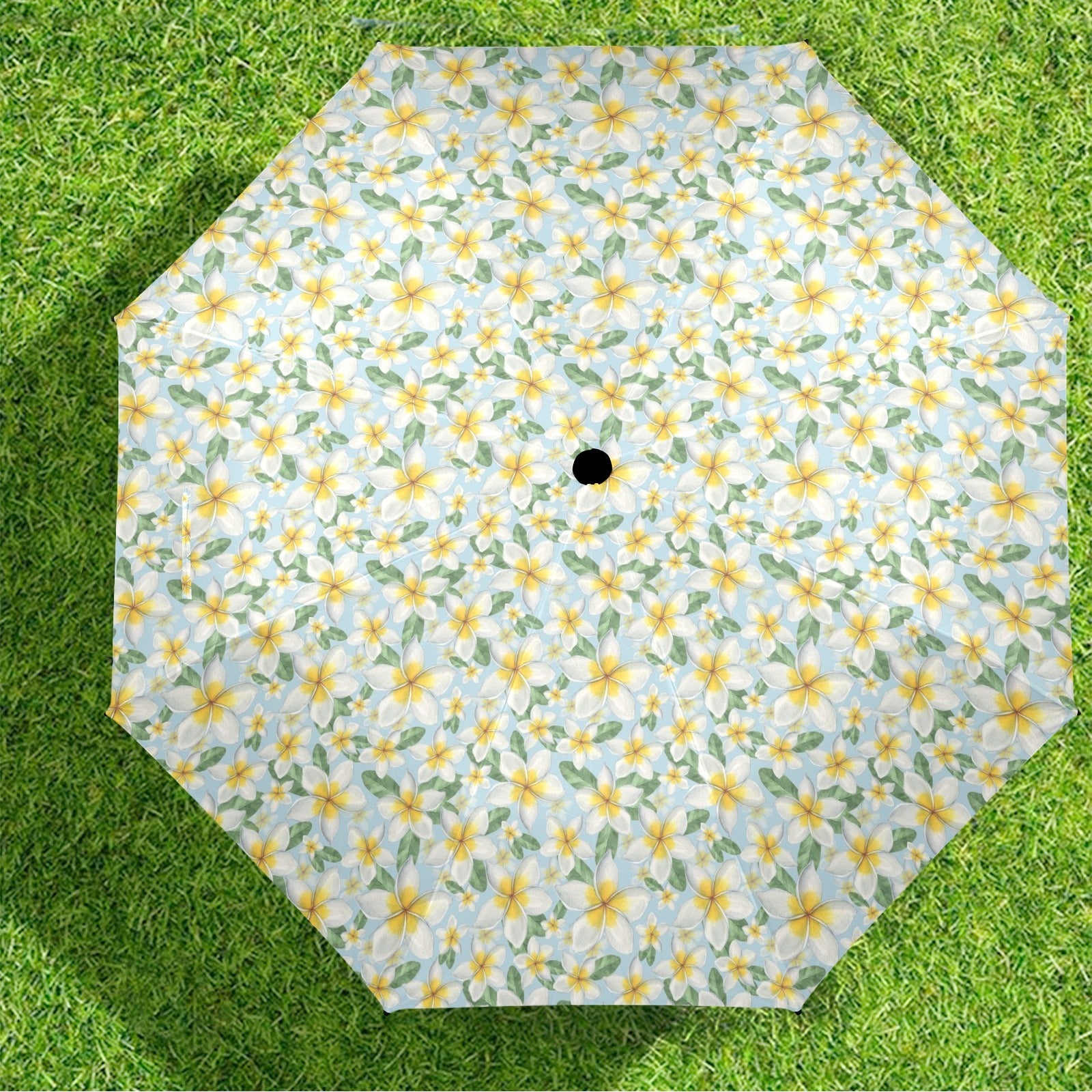 Delicate Frangipani Umbrella Umbrella Plants Printed Offshore