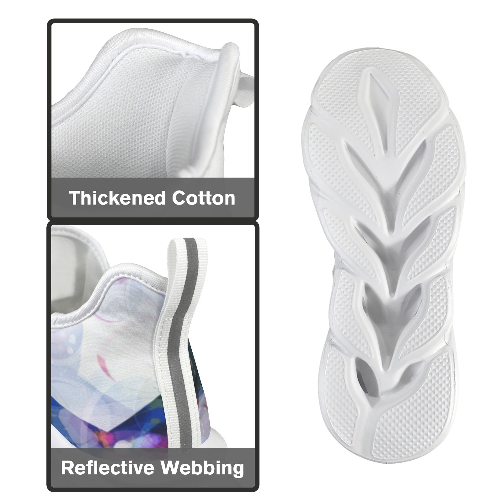 Watercolour Women's Twisted Sole Sneakers