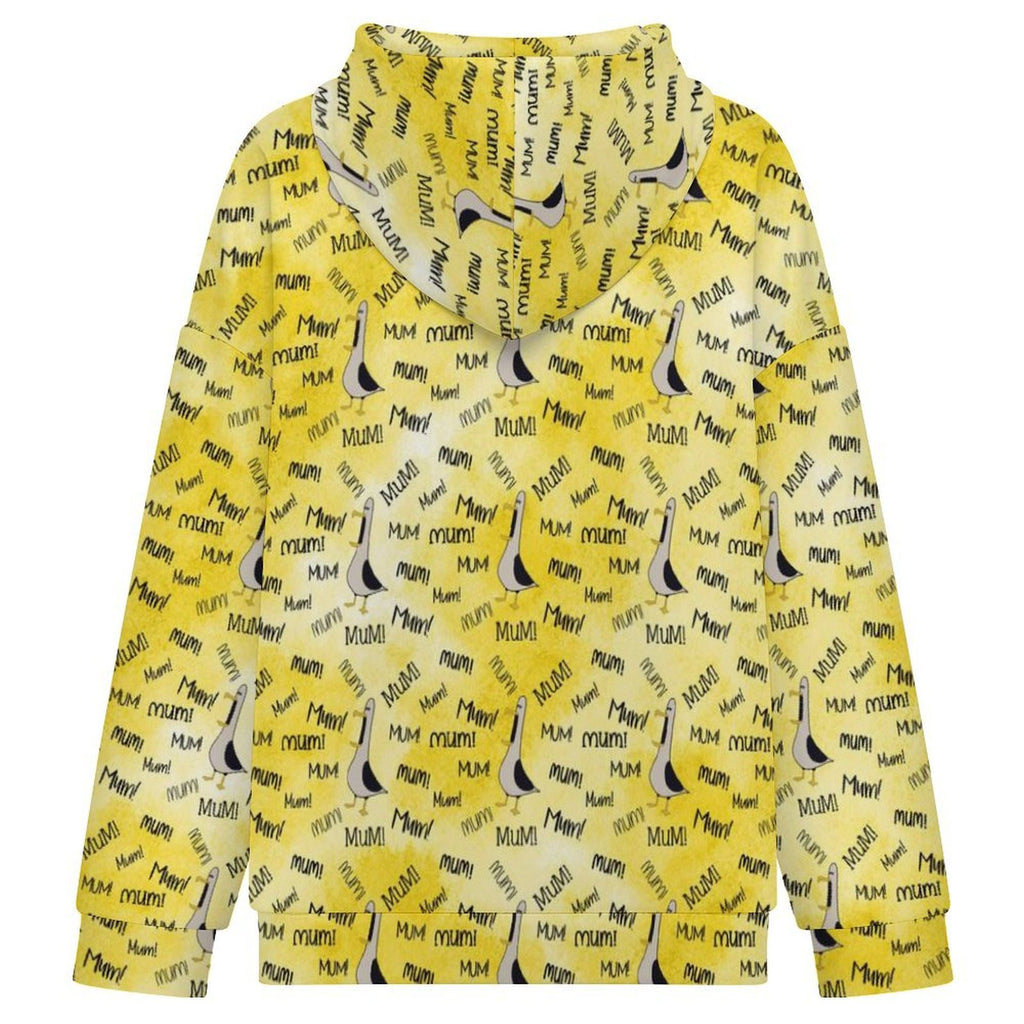 Mum Seagull Women's Full-Zip Hoodie