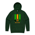 Full Of Rock - Mens Hoodie Forest Green Mens Hoodie Music Printed In Australia