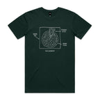 Pizza Geometry Men's AS Colour T-shirt