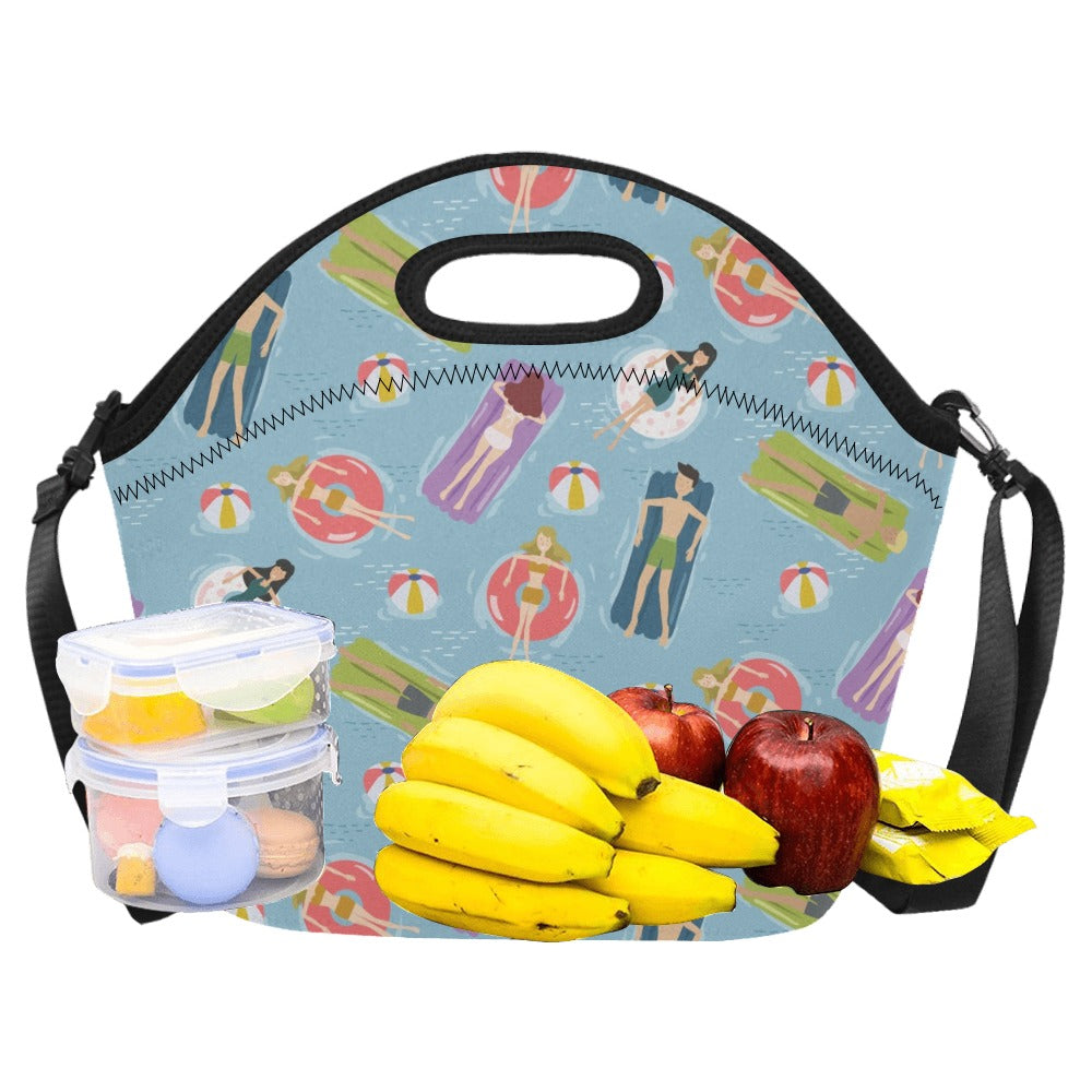 Beach Float - Neoprene Lunch Bag Neoprene Lunch Bag Printed Offshore