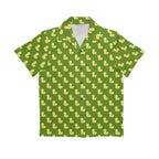 Rubber Ducks On Green Senior Kids Hawaiian Shirt