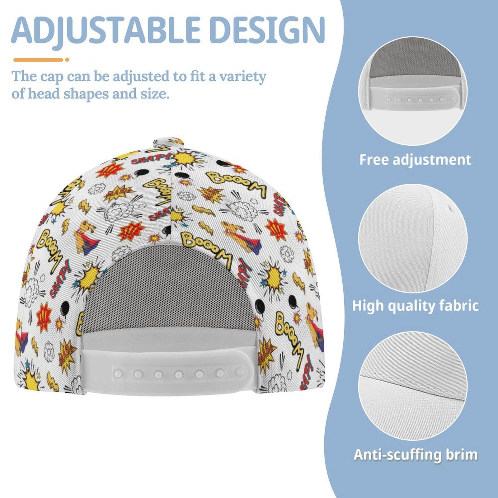 Super Dog Kids Baseball Cap