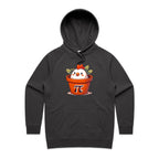 Chicken Pot Pi - Womens Hoodie Coal Womens Hoodie animal Maths Printed In Australia