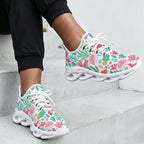 Cute Cartoon Sea Animals Women's Twisted Sole Sneakers