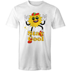 Stay Cool - Mens T-Shirt White Mens T-shirt Printed In Australia