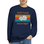 Personalised - Dice, Family Games Night - Classic Unisex Crewneck Sweatshirt | Gildan® 18000 Personalised Sweatshirt customise Games Globally Fulfilled personalise