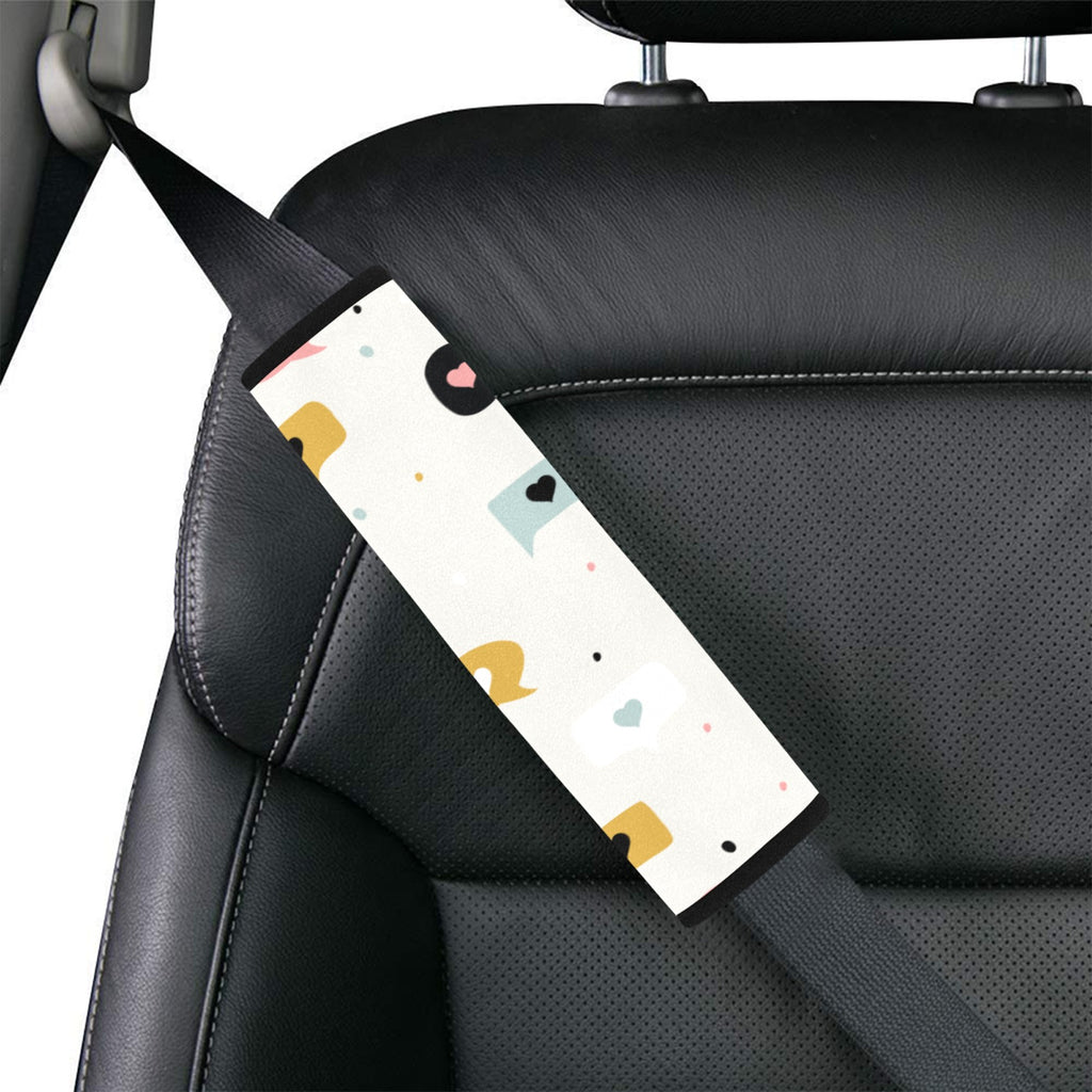 Love Message - Car Seat Belt Cover 7''x10'' (Pack of 2) Car Seat Belt Cover 7x10 (Pack of 2) Printed Offshore