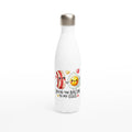 You're The Bacon To My Eggs, Valentine White 17oz Stainless Steel Water Bottle Default Title White Water Bottle Food Globally Fulfilled Love