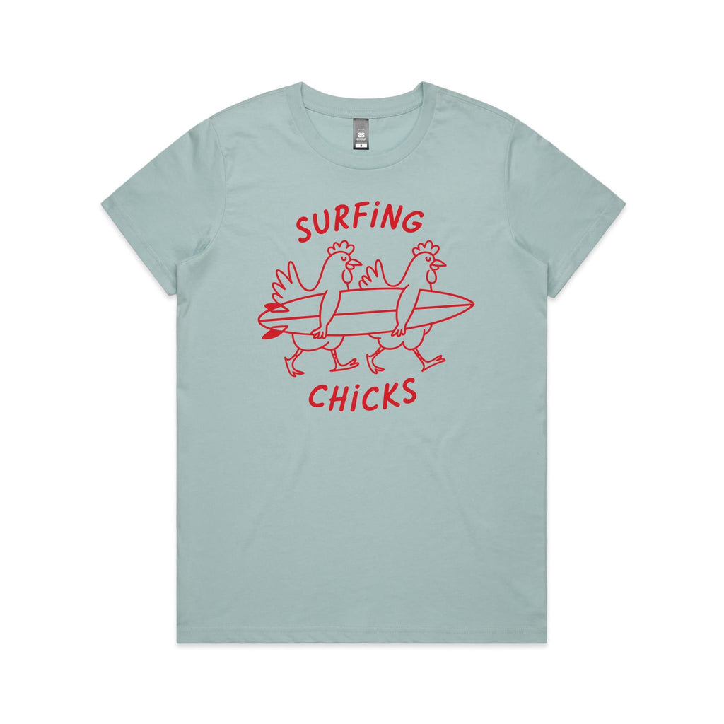 Surfing Chicks Women's AS Colour T-shirt